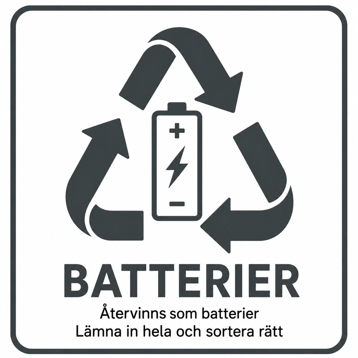 Batterier