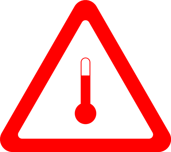 Förhöjd temperatur