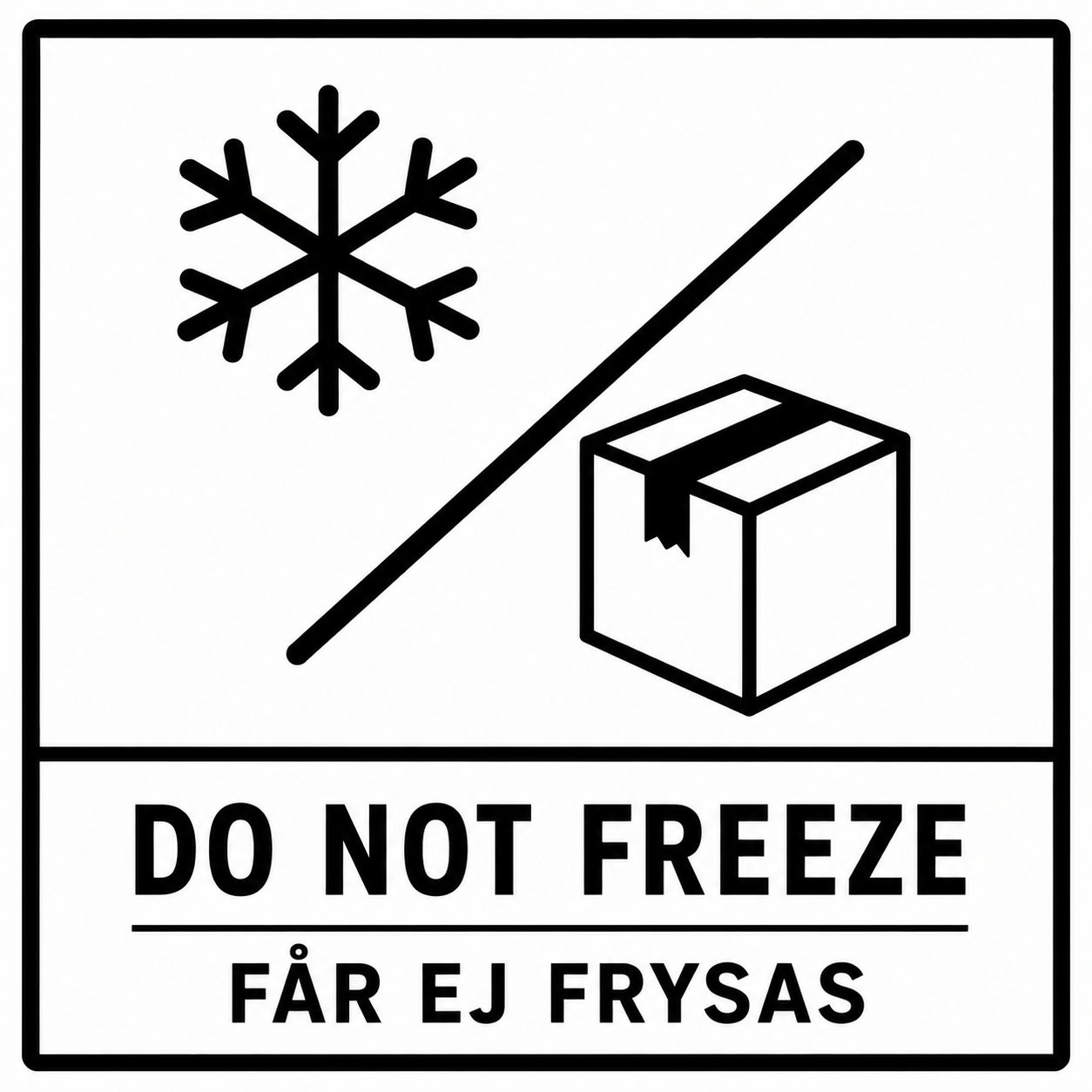 Får ej frysas