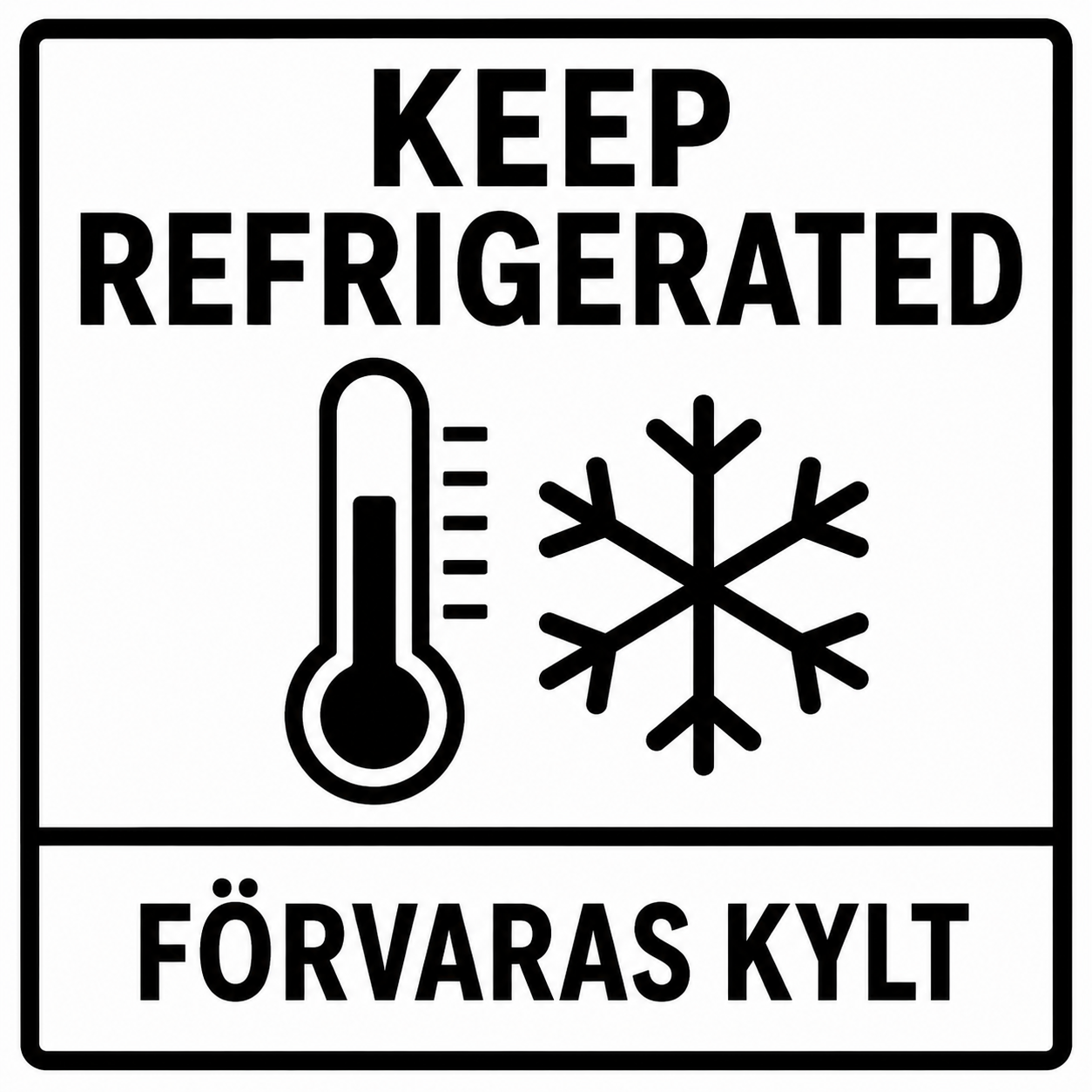 Förvaras fryst